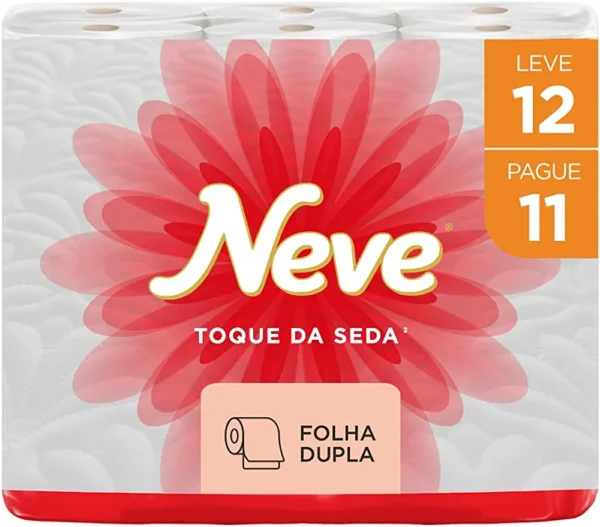 Papel Higiênico Neve 12 rolos - fardo com 6 un.